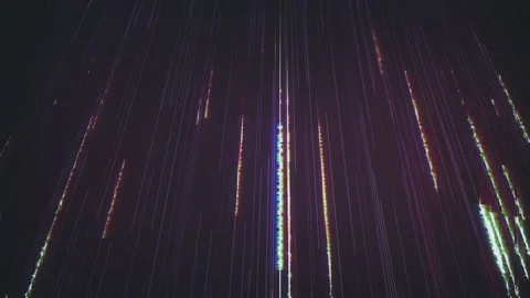 Sliding Retro Lines 4k Stock Footage 145839154