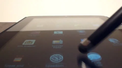 Sliding Tablet Menu 動画素材 24105256