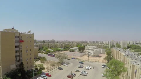 Sliding time-Lapse of a simple city neighborhood Stock Footage 54133685