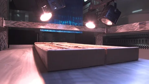 Sliding under a microscope Stock Footage 106958257