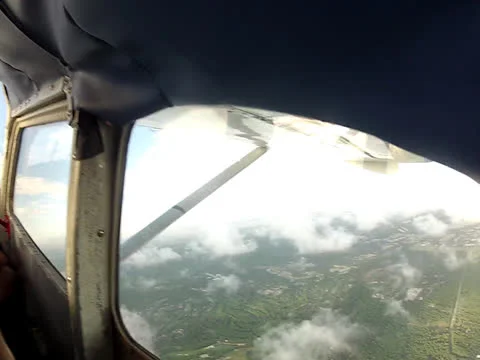 Sliding into view from plane 8 50% Stock Footage 24674943