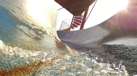 Sliding water Stock Footage 11886121