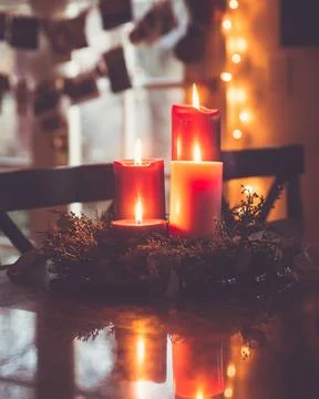 Slient candles Stock Photos