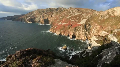 The Slieve League Cliffs 動画素材 49958548