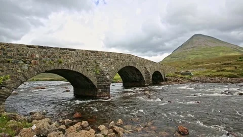 Sligachan Bridge Stock Footage 154208995