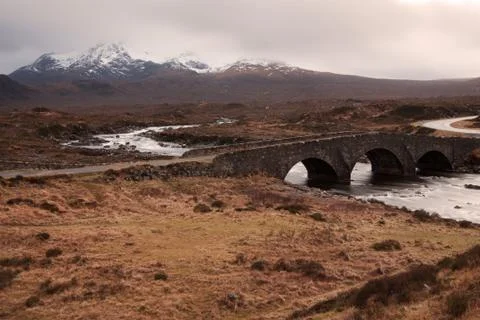 Sligachan Foto stock