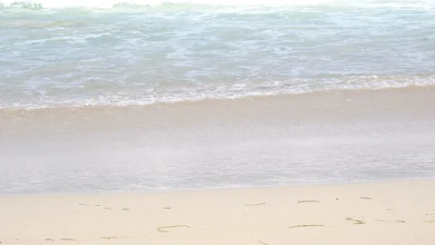 The slight wave on the seaside 스톡 동영상 128652827