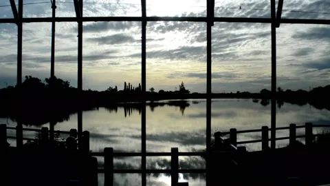 Slightly overcast clouds Stock Footage 236813487