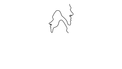 A slim, 4-person face suitable for use in human emotional, aesthetic, mental Stock Footage 143238938