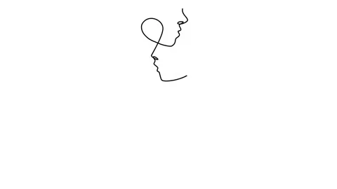 A slim, 4-person face suitable for use in human emotional, aesthetic, mental  Stock Footage 143241261