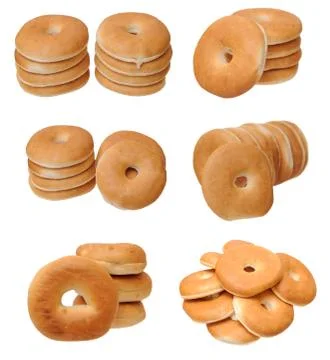 Slim bagels Stock Photos