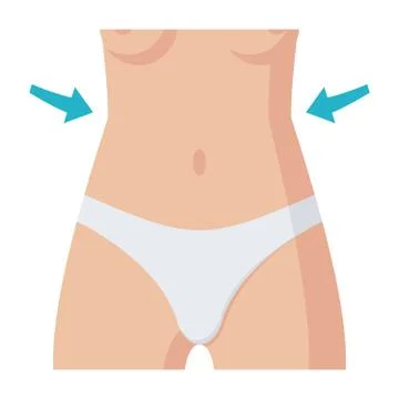 Slim Body Icon Stock Illustration
