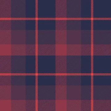 Slim check tartan pattern, stripped vector seamless fabric. Elegant texture.. Stock Illustration