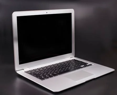 Slim laptop Stock Photos