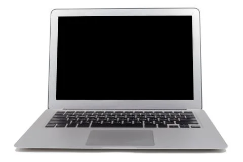 Slim laptop Stock Photos
