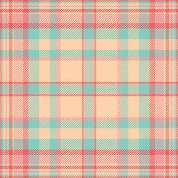 Slim seamless vector tartan, room plaid textile background. Surface pattern.. Illustrazione stock