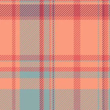 Slim textile background tartan, multicolor check vector texture. Antique se.. Stock Illustration