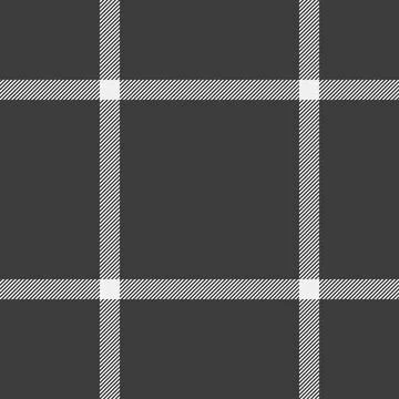 Slim vector pattern textile, sparse check plaid tartan. Rough seamless back.. Illustrazione stock
