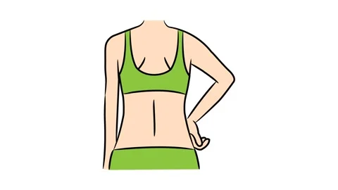 Slim Waist 4 Stock Footage 280616782