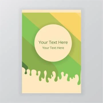 Slime abstract green liquid background Stock Illustration