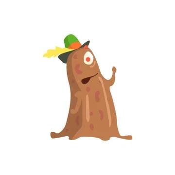 Slime Childish Monster Stock Illustration