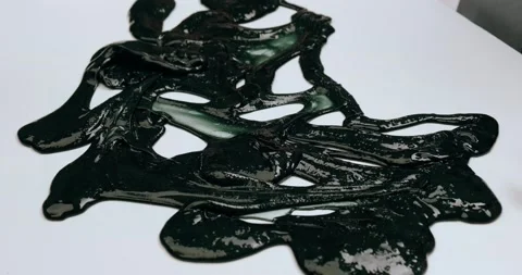 Slime on human hands Stock Footage 226974694