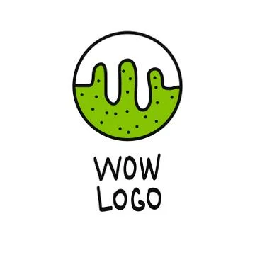 Slime illustration logo Stock Illustration