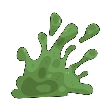 Slime Splat illustration Stock Illustration