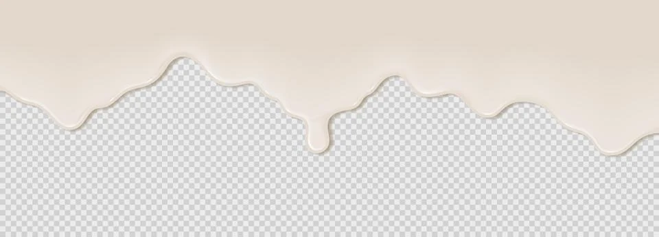 Slime substance dripping realistic vector illustration Stock Illustration