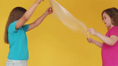 Slime toy children fun creative leisure handmade Stock Footage 141646186