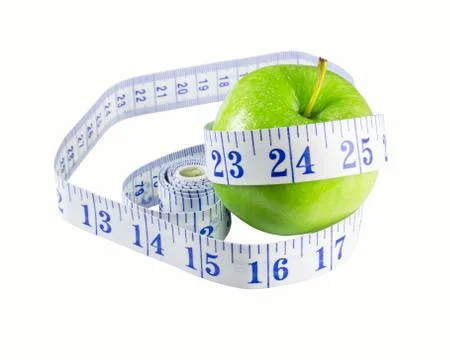 Slimming apple Foto stock