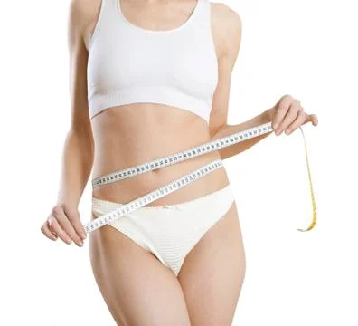 Slimming belly Stock Photos