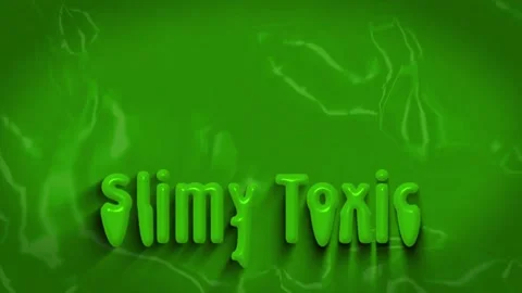 Slimy Toxic Titles Stock After Effects
