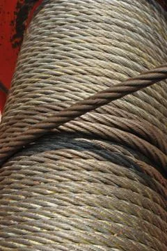 Slings winch for construction. Foto stock