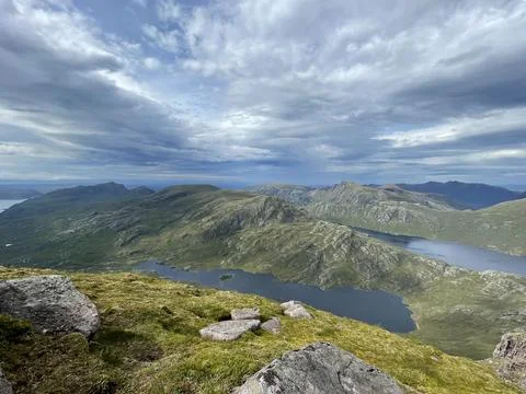 From slioch summit Stock Photos