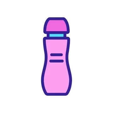 Slip grease icon vector outline illustration Stock Illustration
