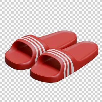 Slipper Isometric Front View Stockillustratie