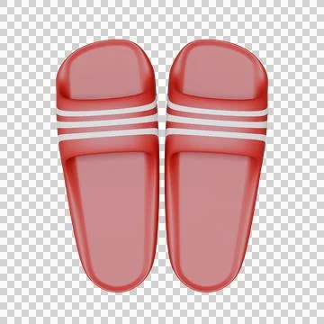 Slipper Top View Illustrazione stock