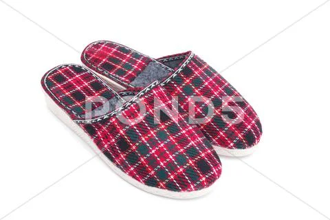 Slippers closeup Stock Photos