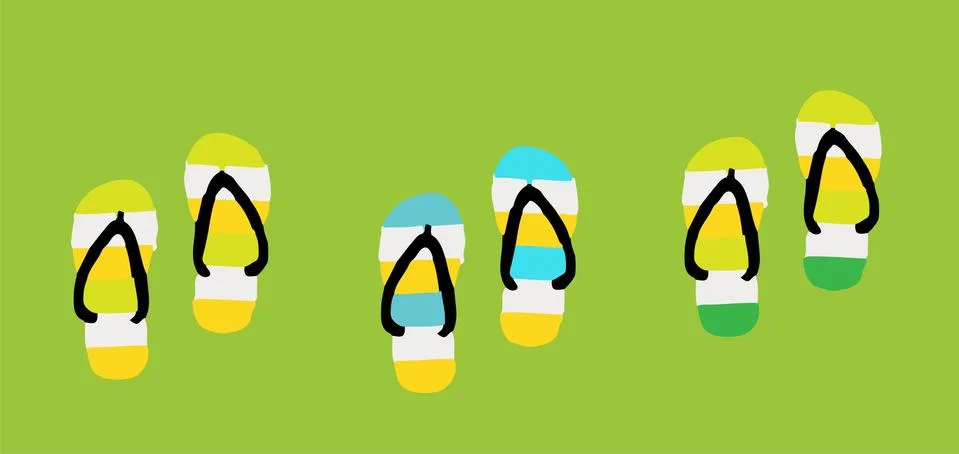 Slippers icon isolated on background Stock Illustration