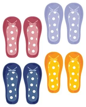 Slippers Stock Illustration