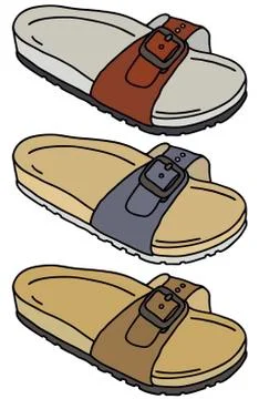 Slippers Stock Illustration