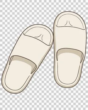 Slippers 库存插图