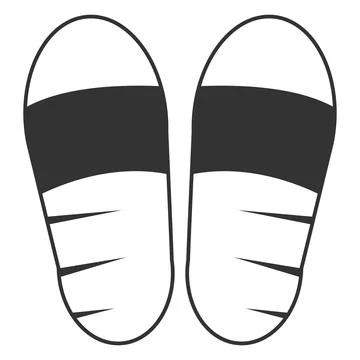 Slippers vector illustration design Stock Illustration