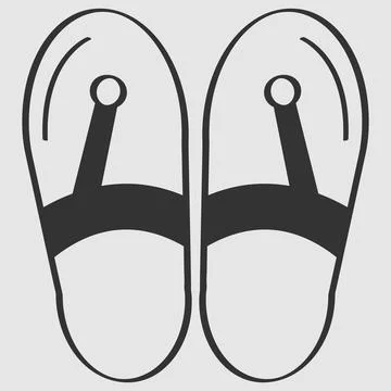 Slippers vector illustration design Stock Illustration