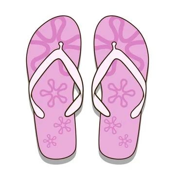 Slippers vector illustration Stock Illustration