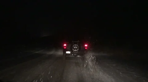 Slippery Highways Stock Footage 54756540