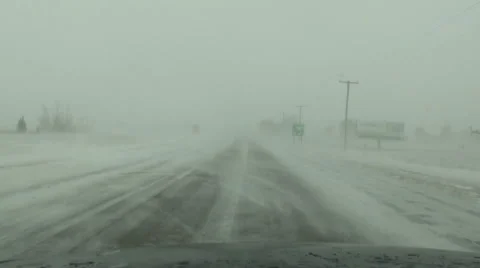 Slippery Roads Video stock 54755003