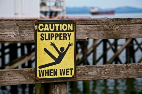 Slippery When Wet 스톡 사진