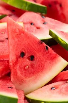 Slised watermelon. Stock Photos
